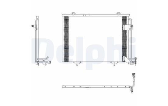 Condenser, air conditioner TSP0225432 Delphi