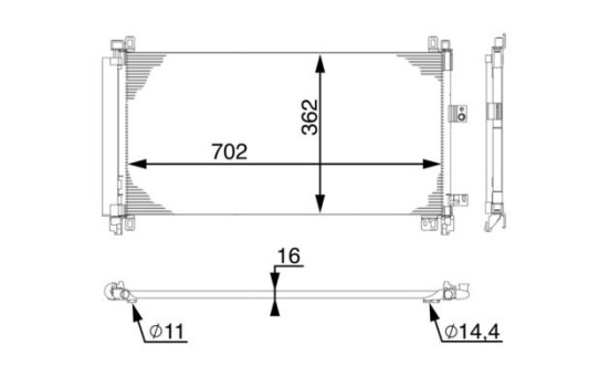 Condenser, air conditioner