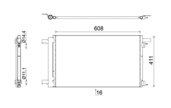 Condenser, air conditioner