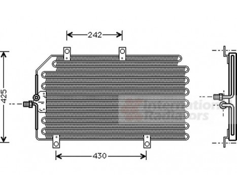 Condenser, air conditioning 01005065 International Radiators, Image 3