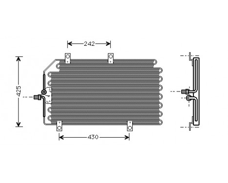 Condenser, air conditioning 01005065 International Radiators