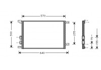 Condenser, air conditioning 01005070 International Radiators