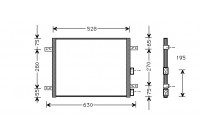 Condenser, air conditioning 01005081 International Radiators