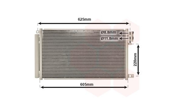 Condenser, air conditioning 01005115 International Radiators, Image 2