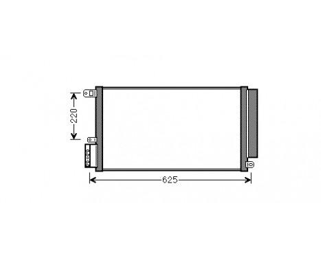Condenser, air conditioning 01005115 International Radiators