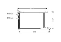 Condenser, air conditioning 02005114 International Radiators