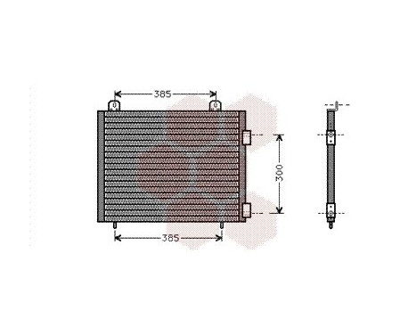 Condenser, air conditioning 02005141 International Radiators, Image 2