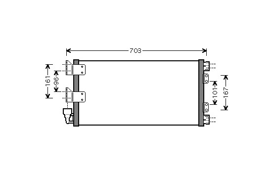 Condenser, air conditioning 02005178 International Radiators