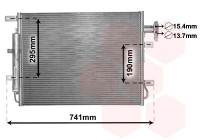 Condenser, air conditioning 02005217 International Radiators