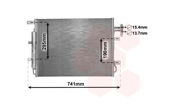 Condenser, air conditioning 02005217 International Radiators