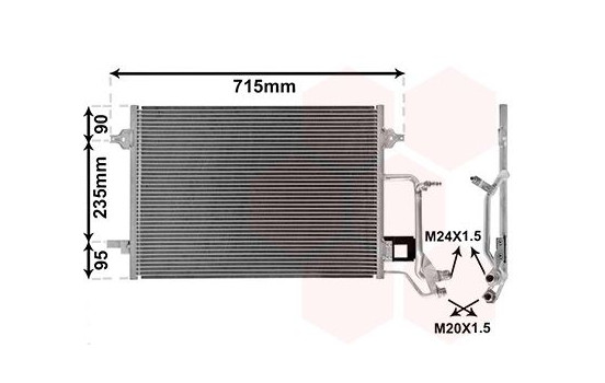 Condenser, air conditioning 03005140 International Radiators