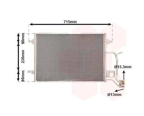 Condenser, air conditioning 03005173 International Radiators, Image 2