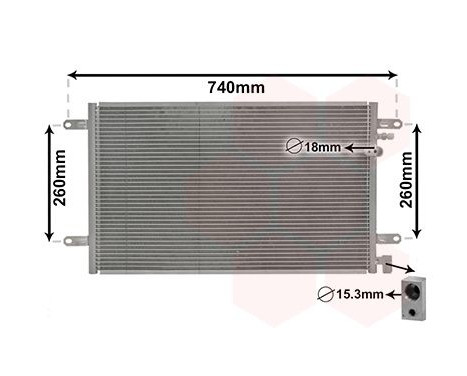 Condenser, air conditioning 03005237 International Radiators, Image 2
