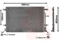 Condenser, air conditioning 03005238 International Radiators