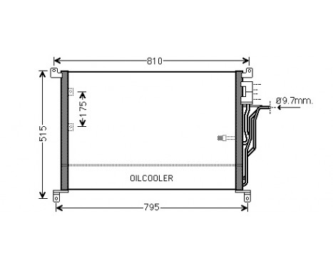 Condenser, air conditioning 03005301 International Radiators