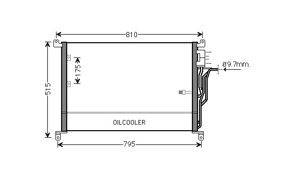 Condenser, air conditioning 03005301 International Radiators