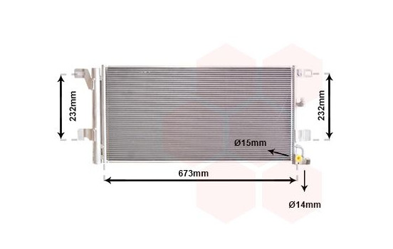 Condenser, air conditioning 03015704 International Radiators