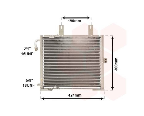 Condenser, air conditioning 06005147 International Radiators, Image 2