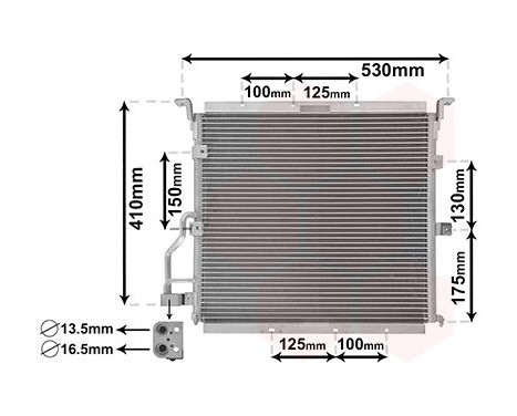 Condenser, air conditioning 06005148 International Radiators