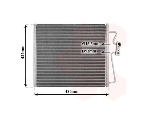 Condenser, air conditioning 06005185 International Radiators, Image 2