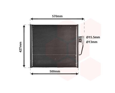 Condenser, air conditioning 06005192 International Radiators, Image 2