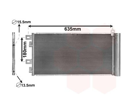 Condenser, air conditioning 06005256 International Radiators