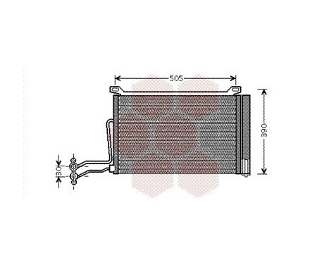 Condenser, air conditioning 06005264 International Radiators, Image 2