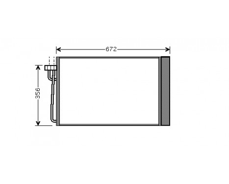 Condenser, air conditioning 06005267 International Radiators, Image 3