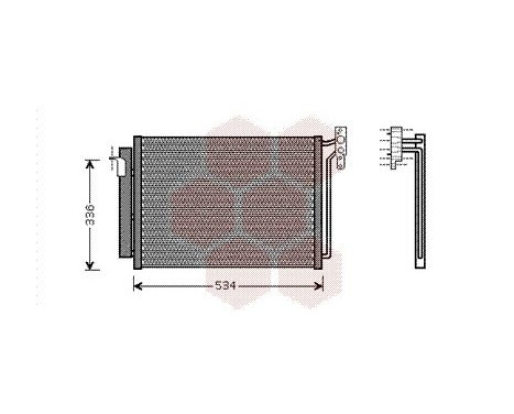 Condenser, air conditioning 06005281 International Radiators, Image 2