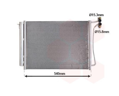 Condenser, air conditioning 06005281 International Radiators, Image 2