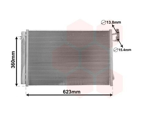 Condenser, air conditioning 06005295 International Radiators, Image 2