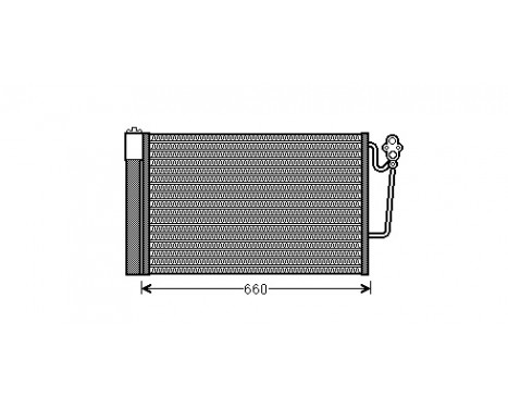 Condenser, air conditioning 06005363 International Radiators, Image 2