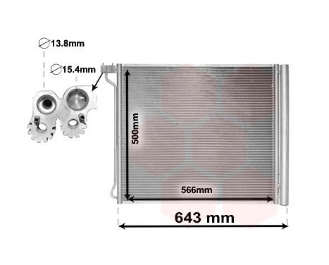 Condenser, air conditioning 06005474 International Radiators