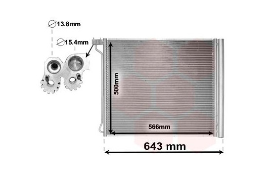 Condenser, air conditioning 06005474 International Radiators