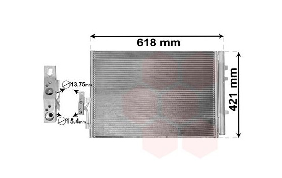 Condenser, air conditioning 06005481 International Radiators