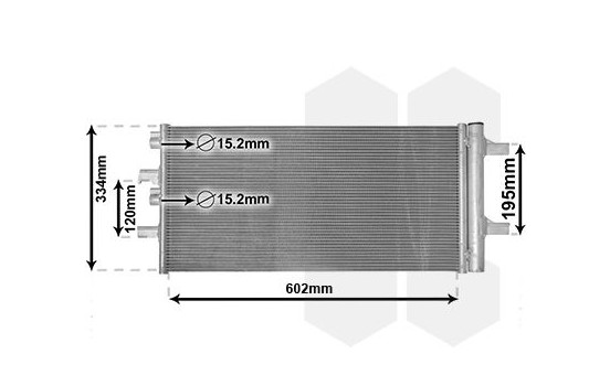 Condenser, air conditioning 06015702 International Radiators