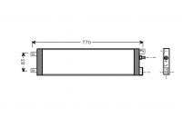 Condenser, air conditioning 07005025 International Radiators
