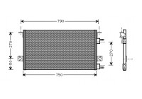Condenser, air conditioning 07005037 International Radiators