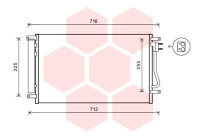 Condenser, air conditioning 08005038 International Radiators