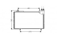 Condenser, air conditioning 09005094 International Radiators