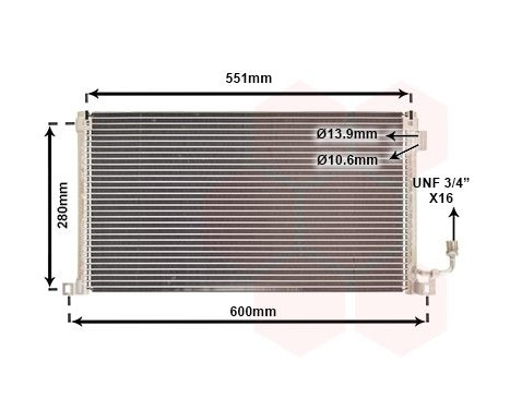 Condenser, air conditioning 09005172 International Radiators, Image 2