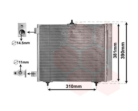 Condenser, air conditioning 09005205 International Radiators, Image 2