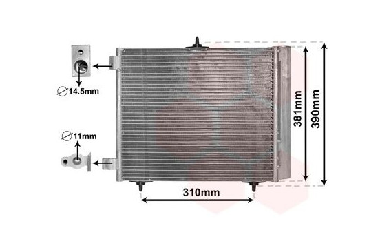 Condenser, air conditioning 09005205 International Radiators, Image 2