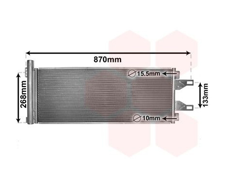 Condenser, air conditioning 09005248 International Radiators, Image 2