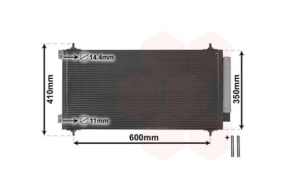 Condenser, air conditioning 09005271 International Radiators, Image 2