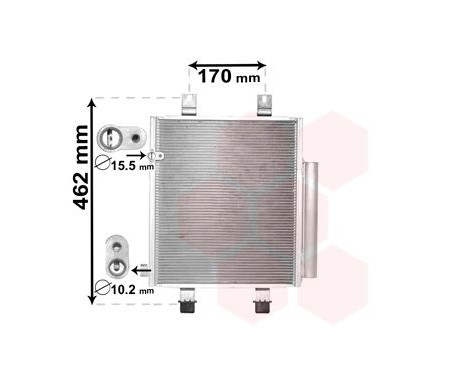 Condenser, air conditioning 11005072 International Radiators, Image 2