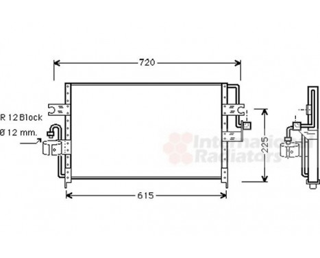 Condenser, air conditioning 13005165 International Radiators, Image 2