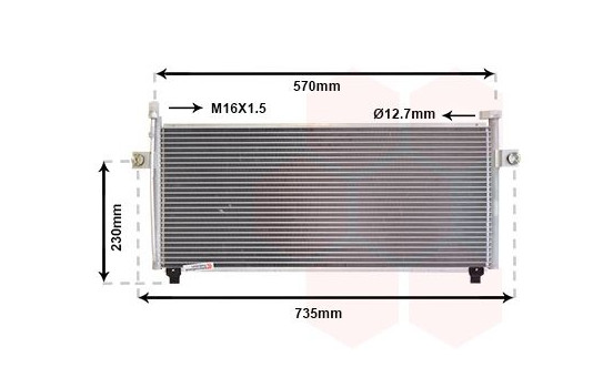 Condenser, air conditioning 13005175 International Radiators, Image 2