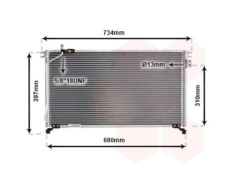 Condenser, air conditioning 13005202 International Radiators, Image 2