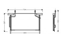 Condenser, air conditioning 13005213 International Radiators